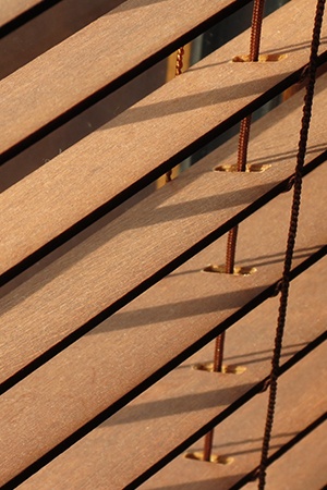 Closeup of quality blinds