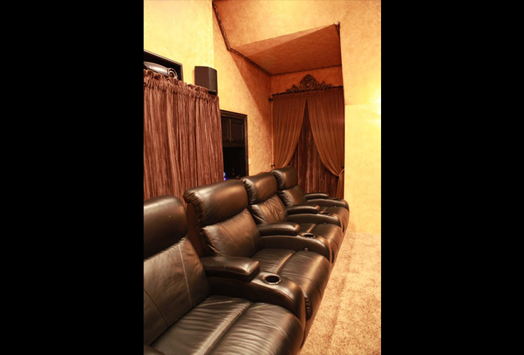 Flawless custom media room