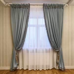 Elegant layered sheers and custom drapery in Dallas