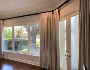 Insulated window treatments in Dallas for large windows