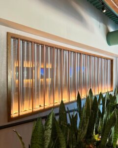 Motorized window treatment in modern space